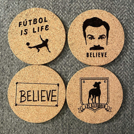 Cork Coaster Set