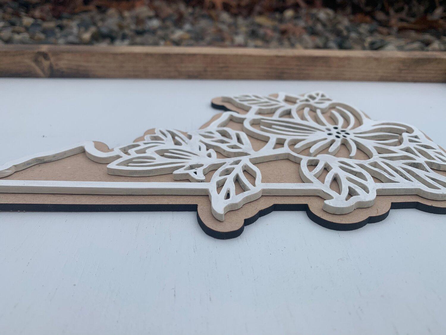 Virginia Dogwood Wall Art - Sweet Tea Craftworks