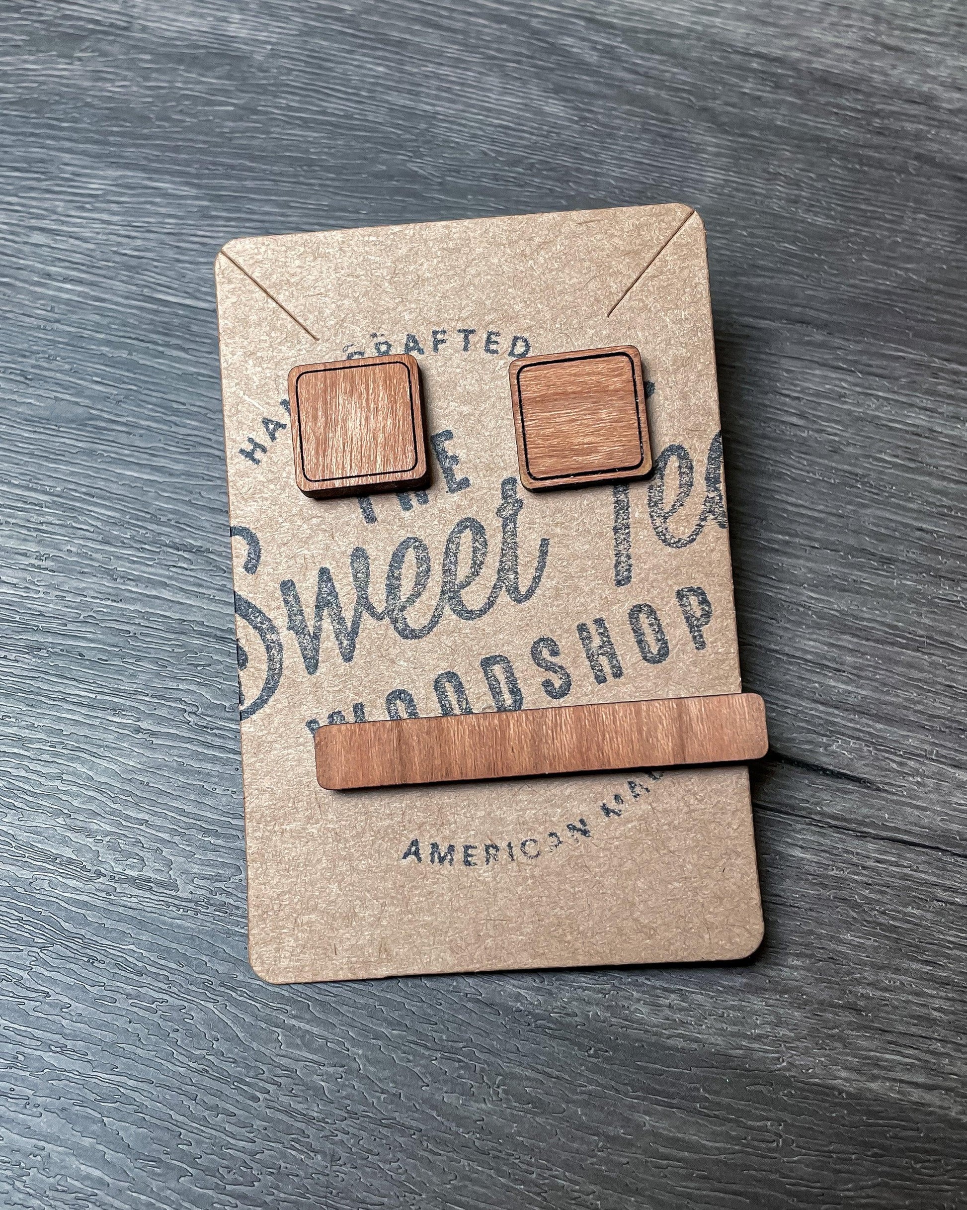Wooden Tie Clip - Sweet Tea Craftworks