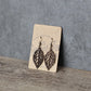 Dangle Earrings (Wood) - Sweet Tea Craftworks