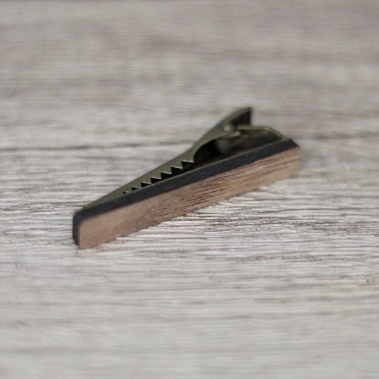 Wooden Tie Clip