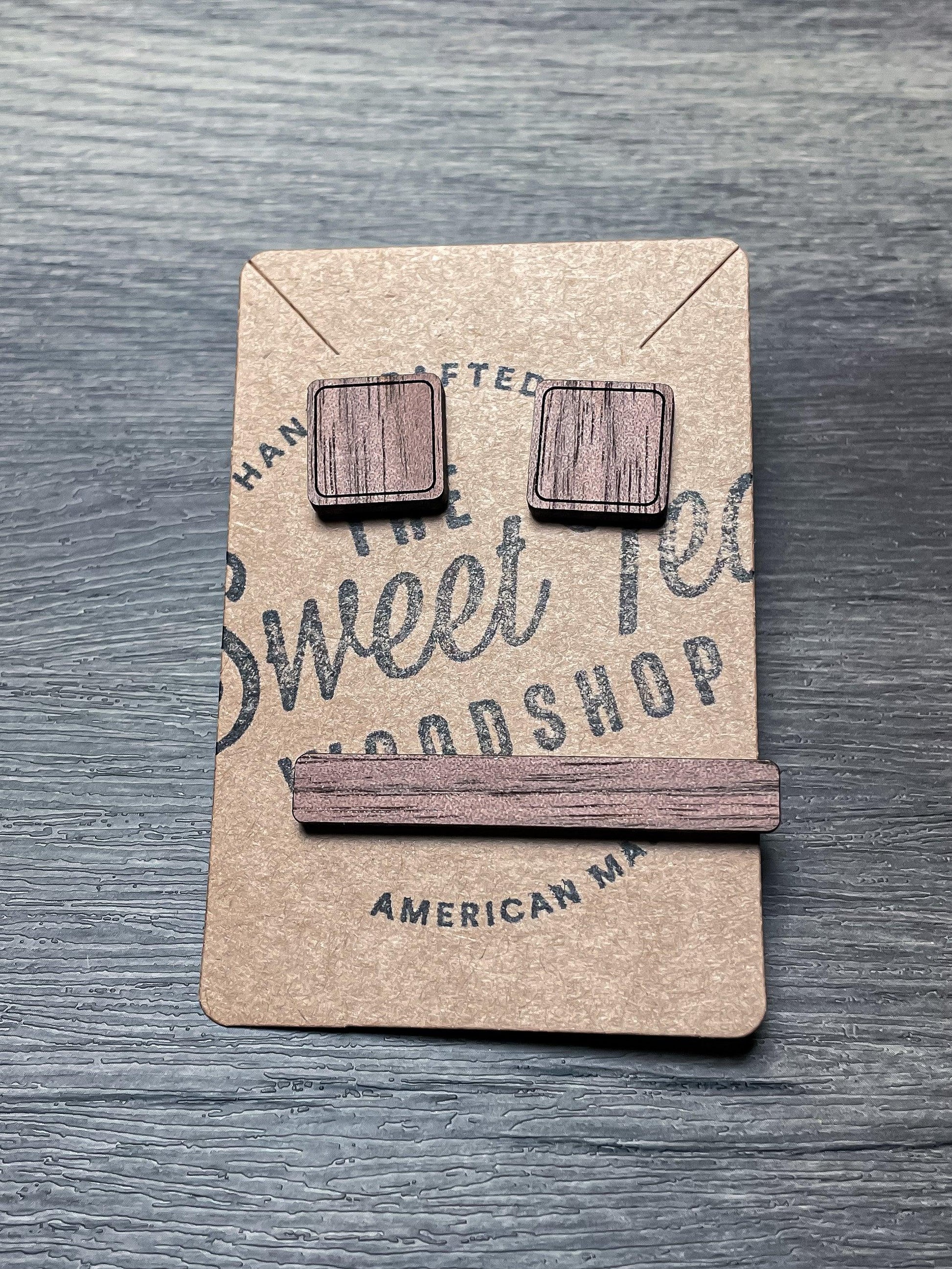 Wooden Tie Clip - Sweet Tea Craftworks