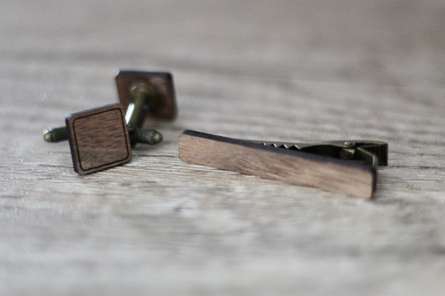 Wooden Cufflinks - Sweet Tea Craftworks