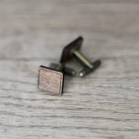 Wooden Cufflinks - Sweet Tea Craftworks